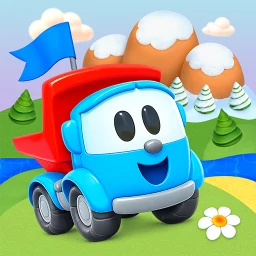 Leo and Cars World: kids games のアイコン