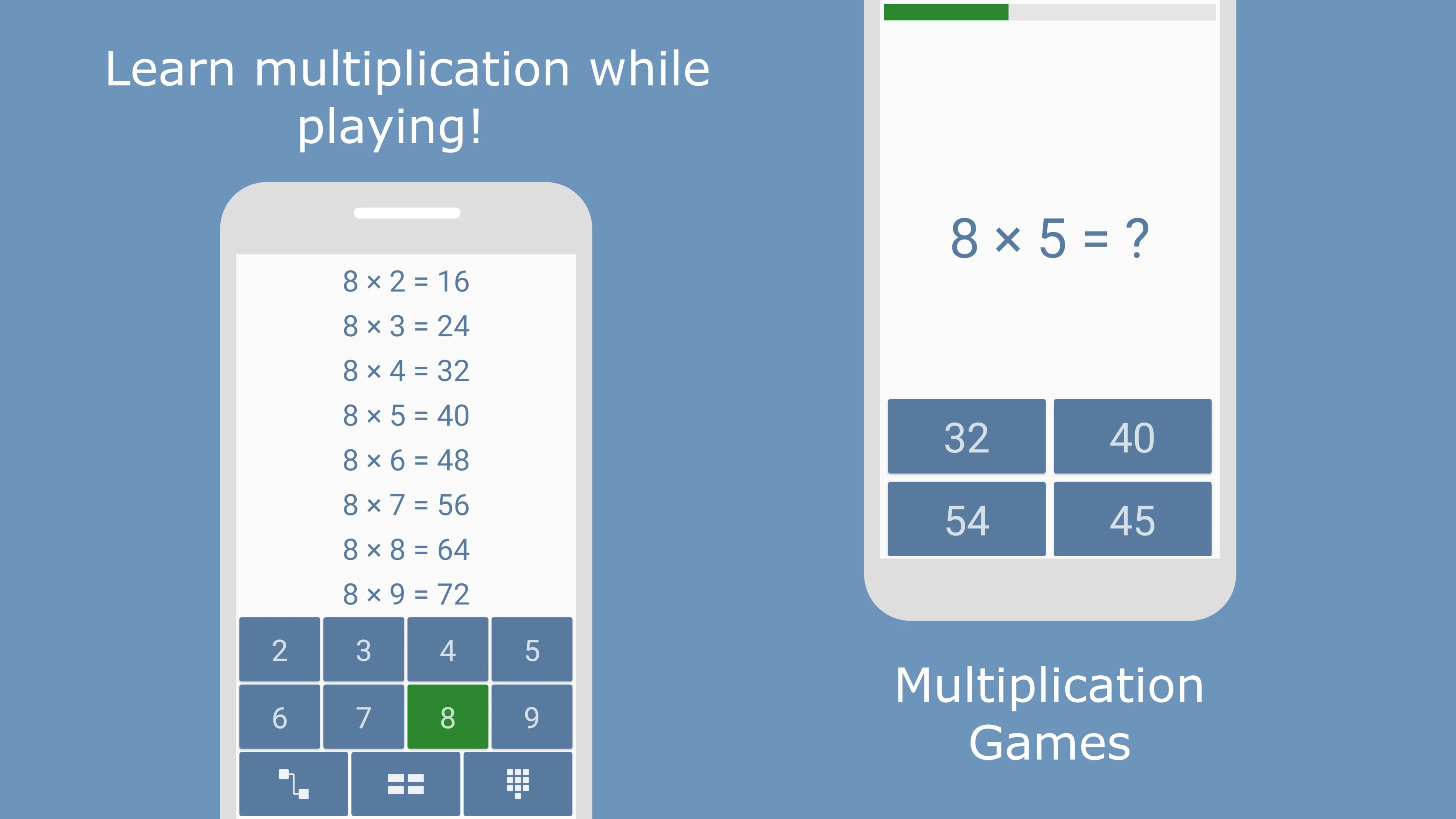Multiplication games for kids screenshot